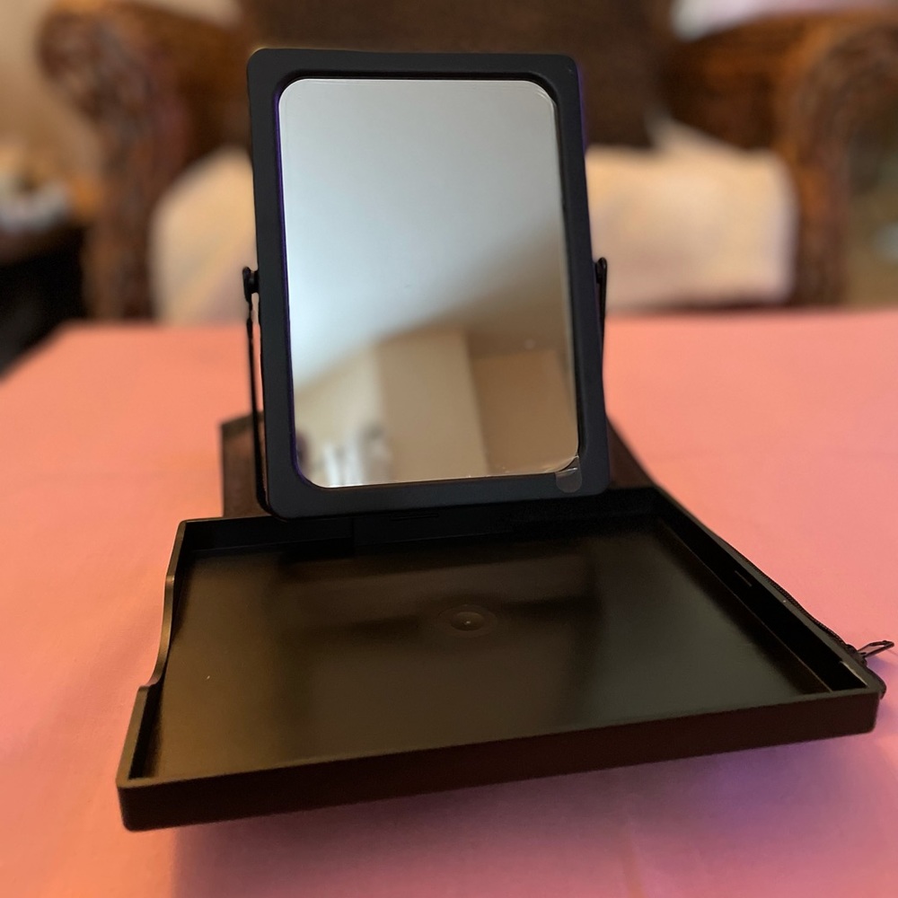Mary Kay makeup mirror with tray.